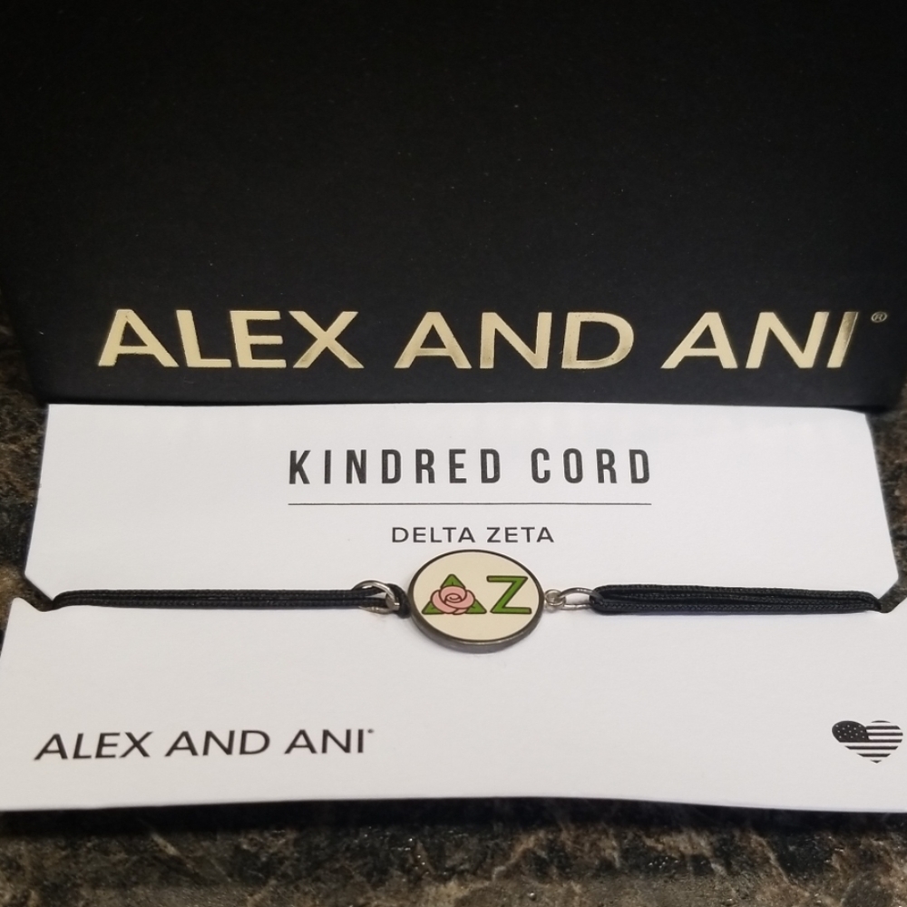 ALEX AND ANI Delta Zeta Kindred Cord Bracelet